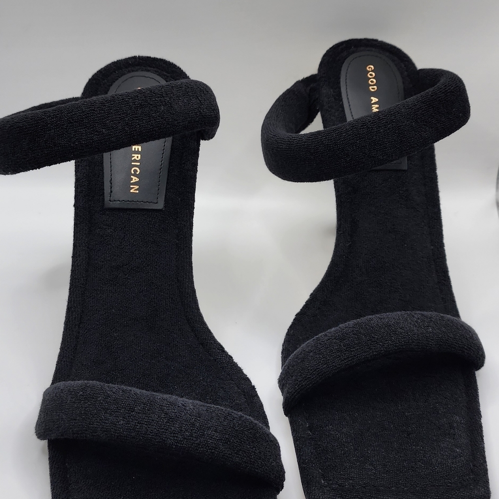 GOOD AMERICAN BLK/TERRY HEELS - Picture 7 of 9